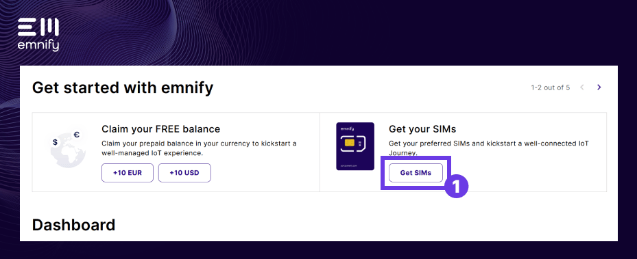 get started with emnify