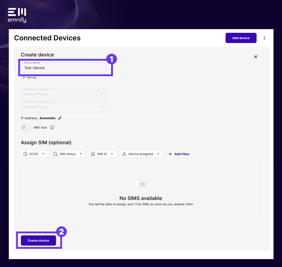 connected devices emnify