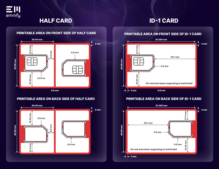 emnify laser printing guideline