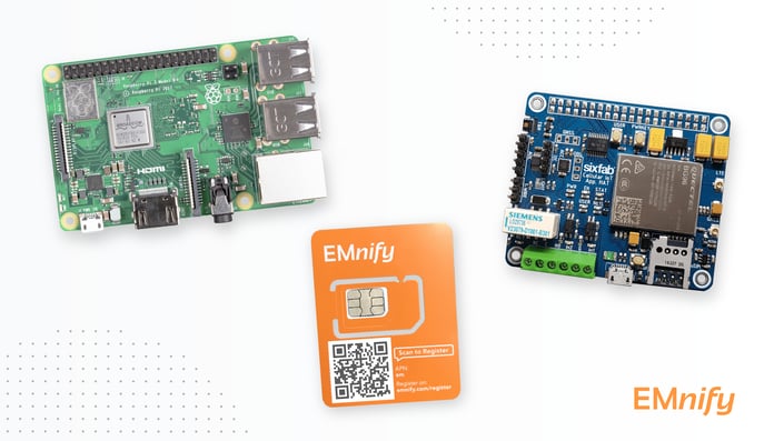 Create an IoT Gateway with EMnify, Raspberry Pi and Sixfab