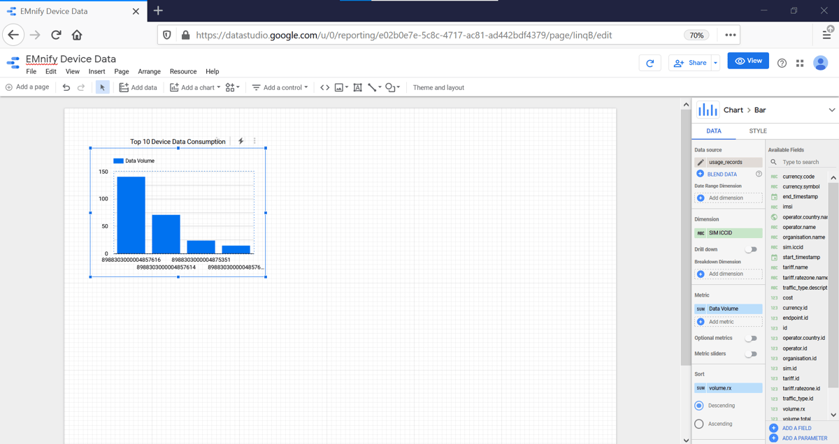 first bar chart studio-1