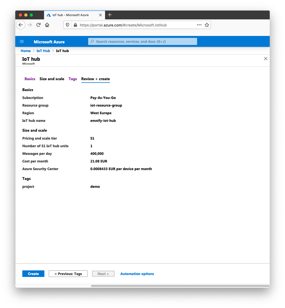 Emnify And Azure Iot Hub Integration