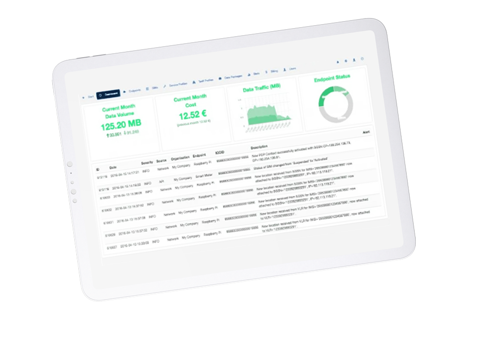 iPad with API for IoT