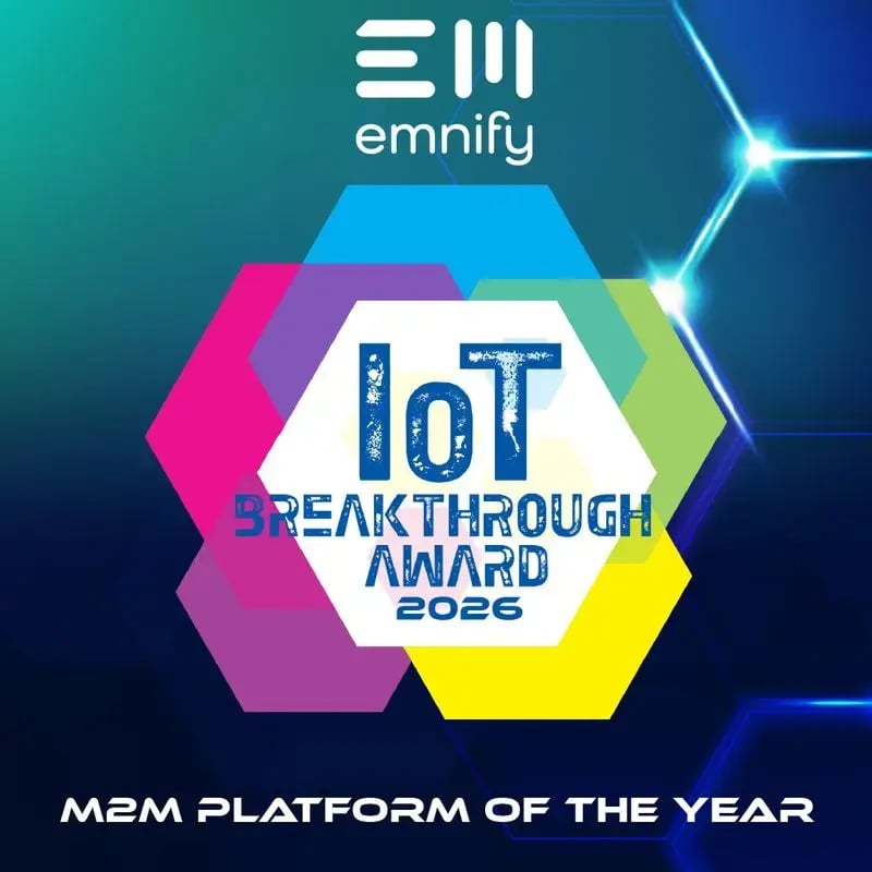 Feature image for emnify+Named+%E2%80%9CM2M+Platform+of+the+Year%E2%80%9D+in+2026+IoT+Breakthrough+Awards+Program