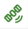 Green satellite icon.