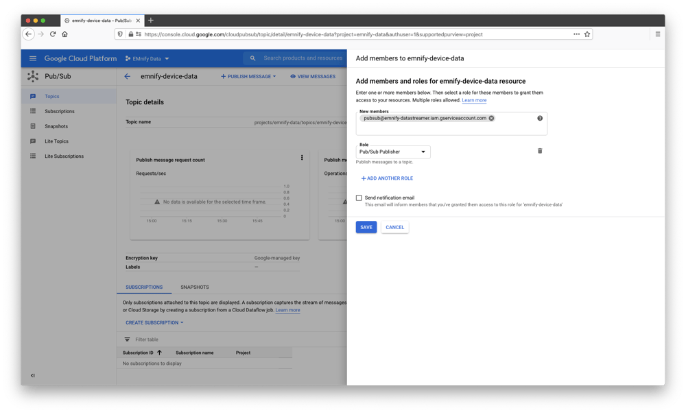 emnify datastreamer integration into