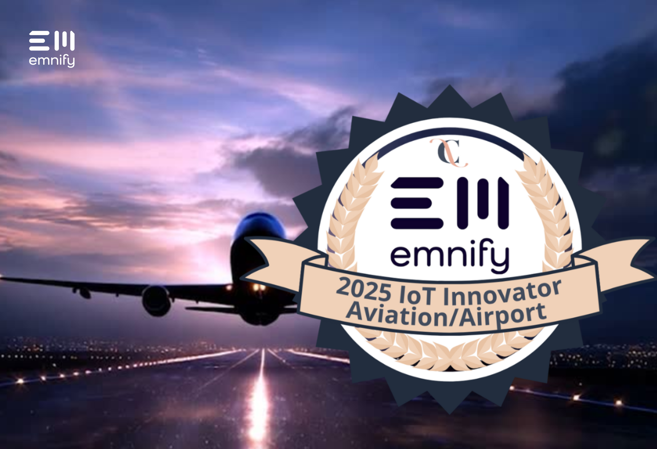 Image for post emnify Wins 2025 IoT Innovator Award for Aviation Connectivity Excellence