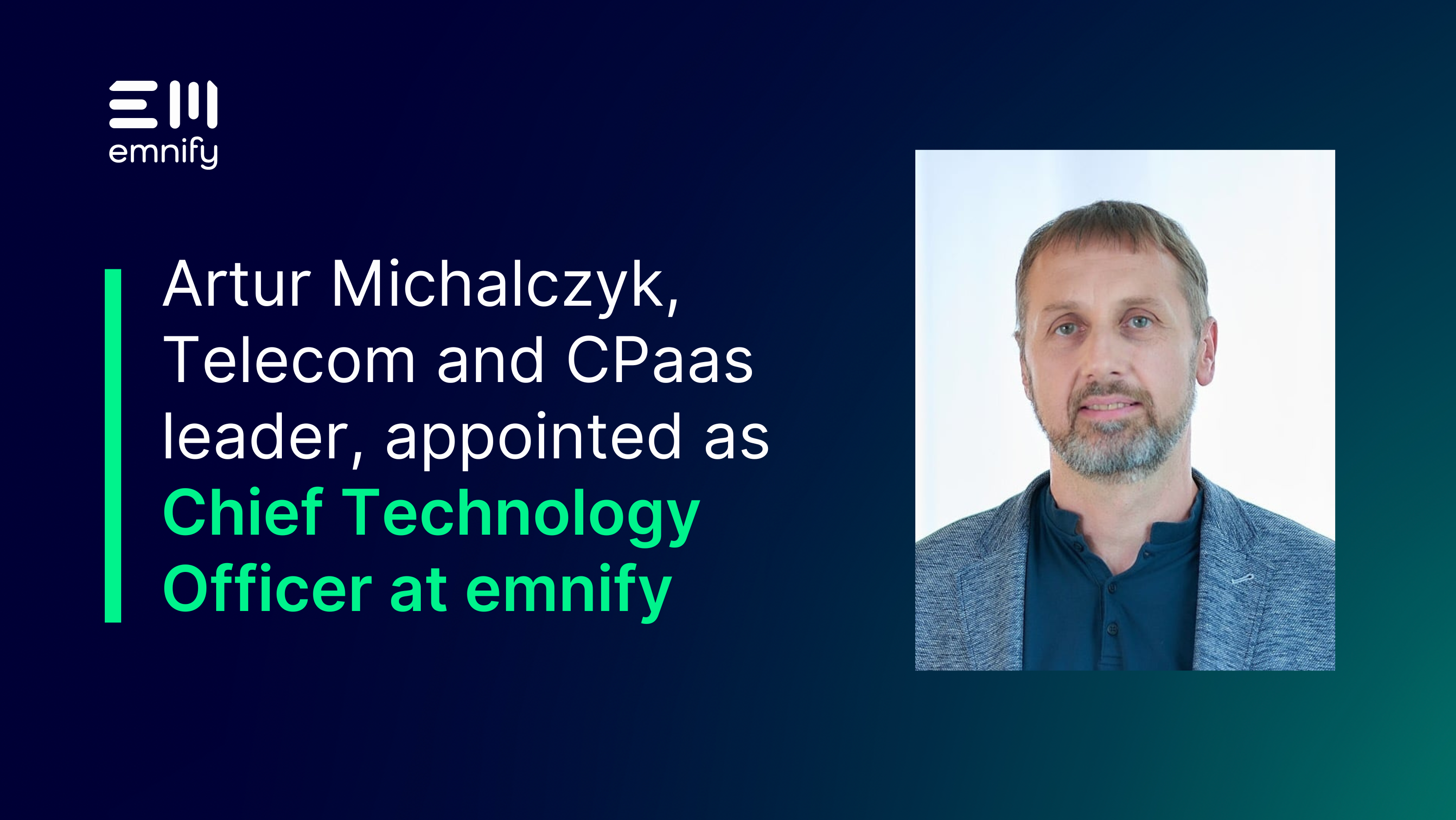 Feature image for Artur+Michalczyk%2C+Telecom+and+CPaaS+leader%2C+appointed+as+Chief+Technology+Officer+at+emnify