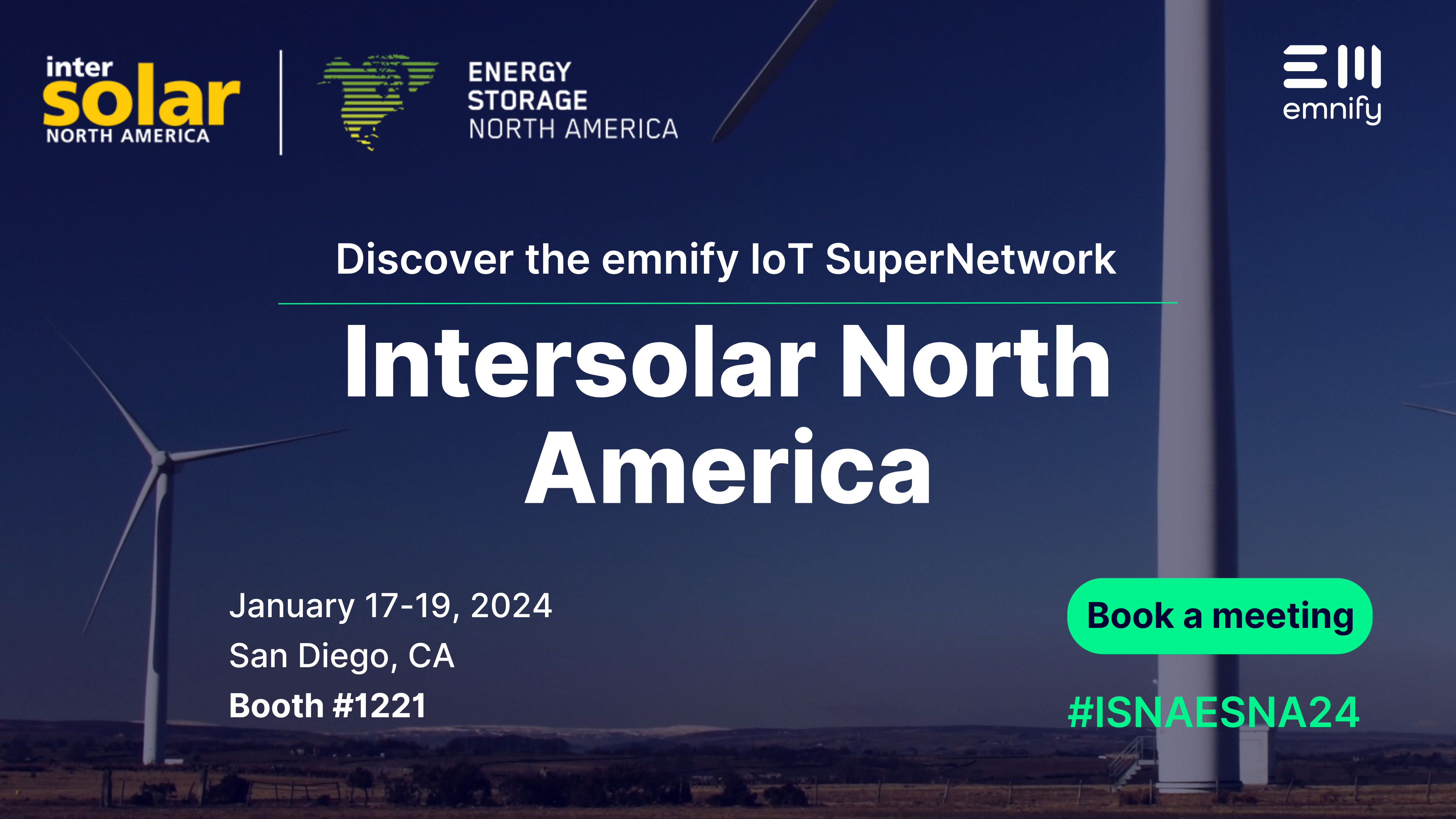 Feature image for Join+emnify+at+Intersolar+North+America