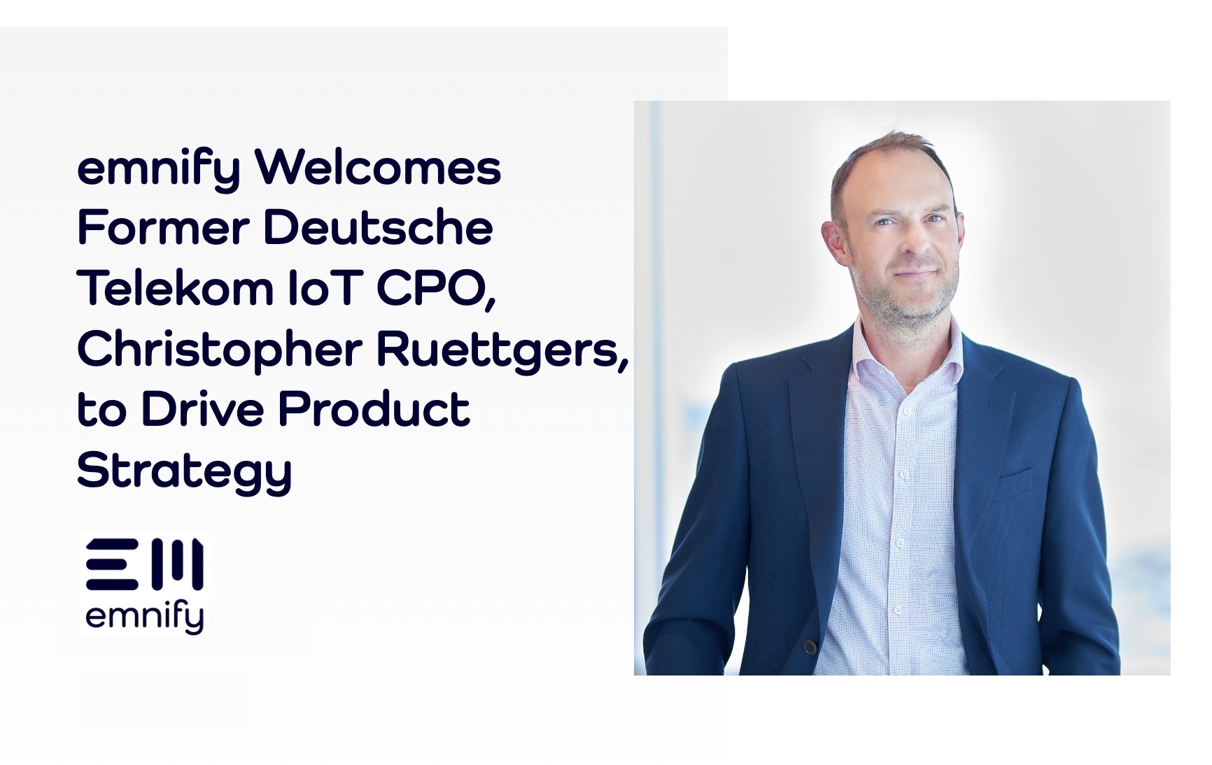 Feature image for emnify+Welcomes+Former+Deutsche+Telekom+IoT+CPO%2C+Christopher%C2%A0Ruettgers%2C+to+Drive+Product+Strategy