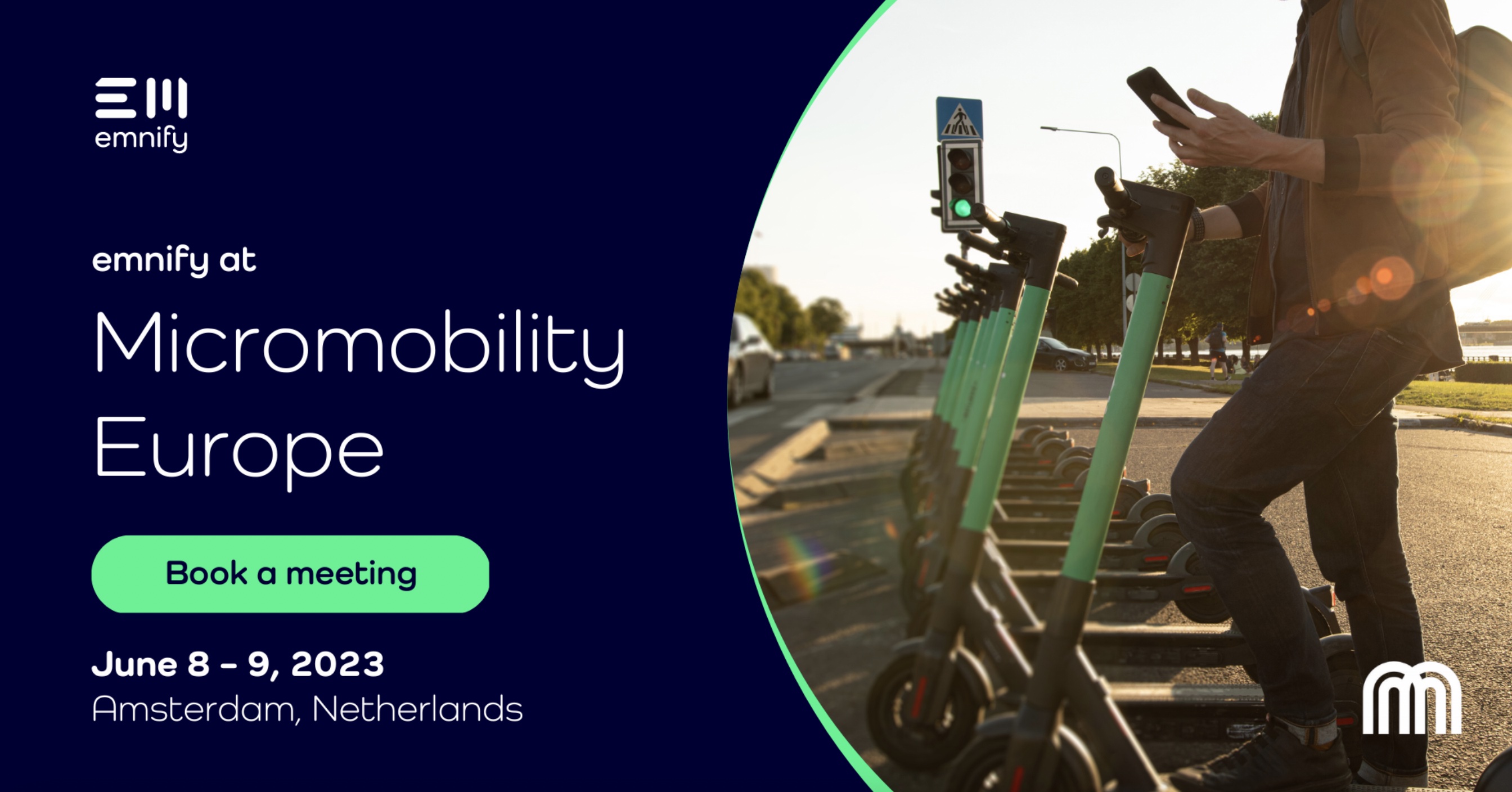Feature image for emnify+at+Micromobility+Europe