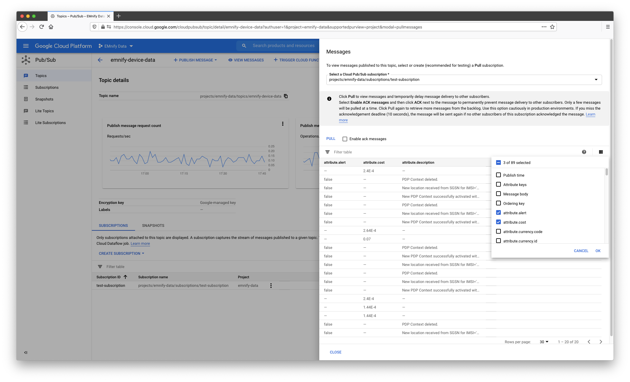 Data Streamer with Google Cloud Platform